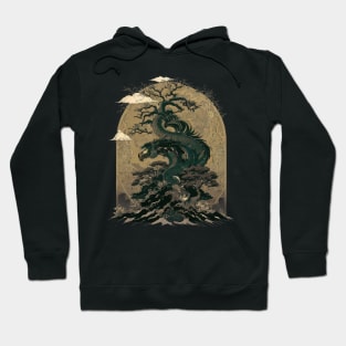 Draconic Bonsai Tree - Dragon Mythology of Japan Hoodie